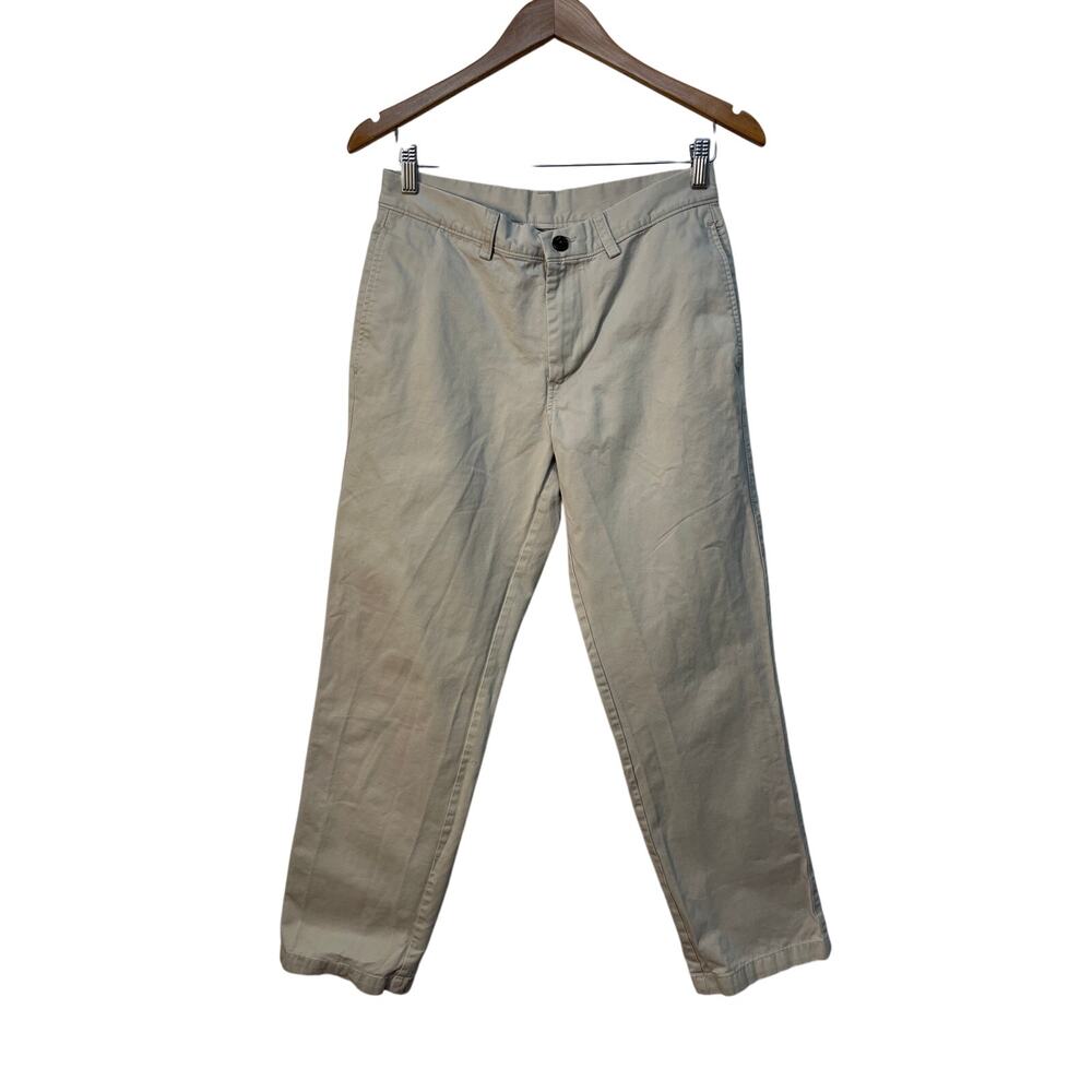 Haggar H26 Men’s Khaki Pants Color Beige Khaki 30/30 hemmed to 29"‎ Pre-owned